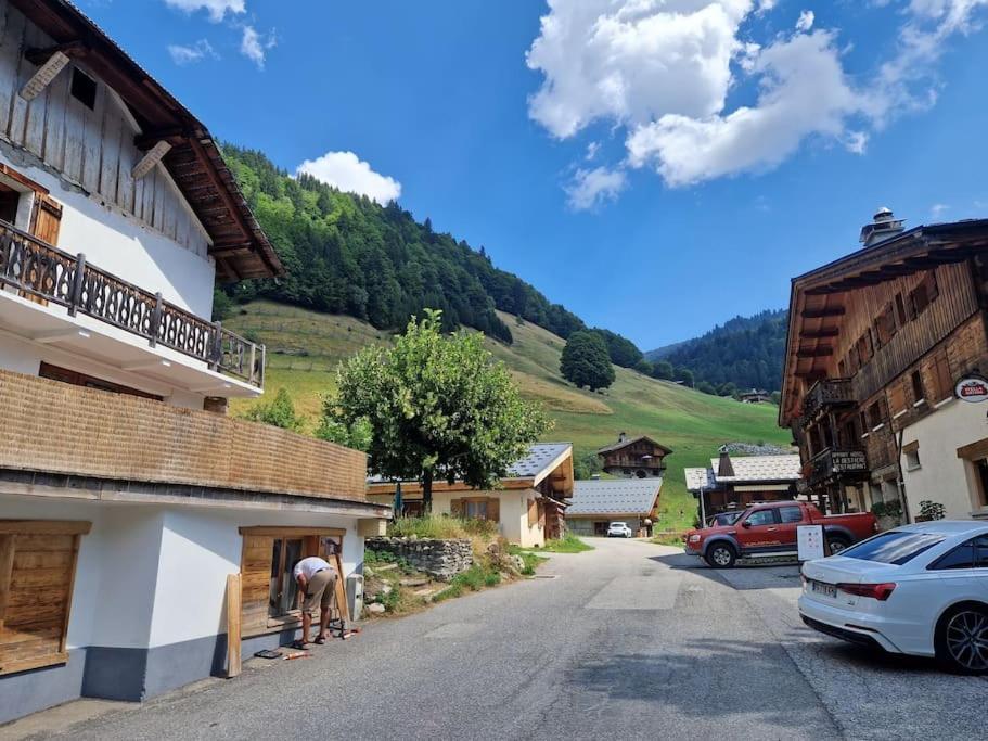 Appartement La Duchere Le Plan-La Giettaz Massif Des Aravis Екстериор снимка