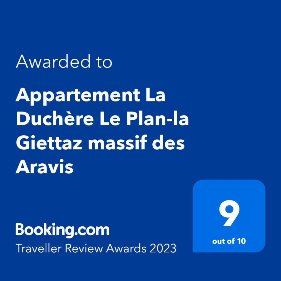 Appartement La Duchere Le Plan-La Giettaz Massif Des Aravis Екстериор снимка